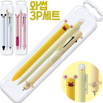 와썹3P세트(와썹니들/귀돌이/귀돌이3색)